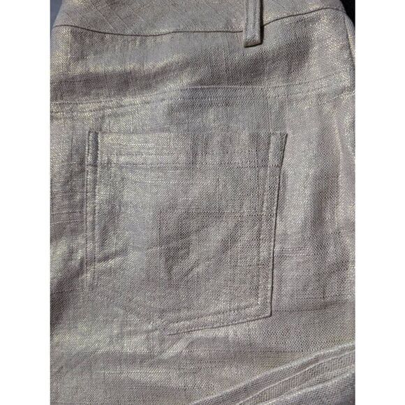 Ballinger Gold Casual Pants Linen Women's Size 10 - Picture 2 of 6